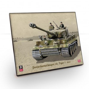 Framed Illustration of a Panzerkampfwagen VI, Tiger I