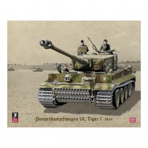 Illustration of a Panzerkampfwagen VI, Tiger I